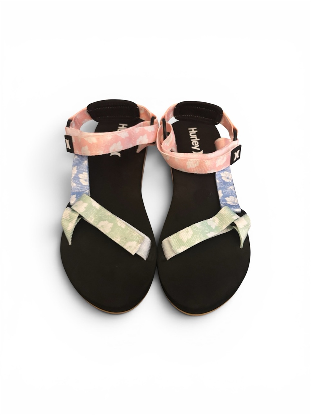 Hurley Pastel Multi-Color Strappy Sandals